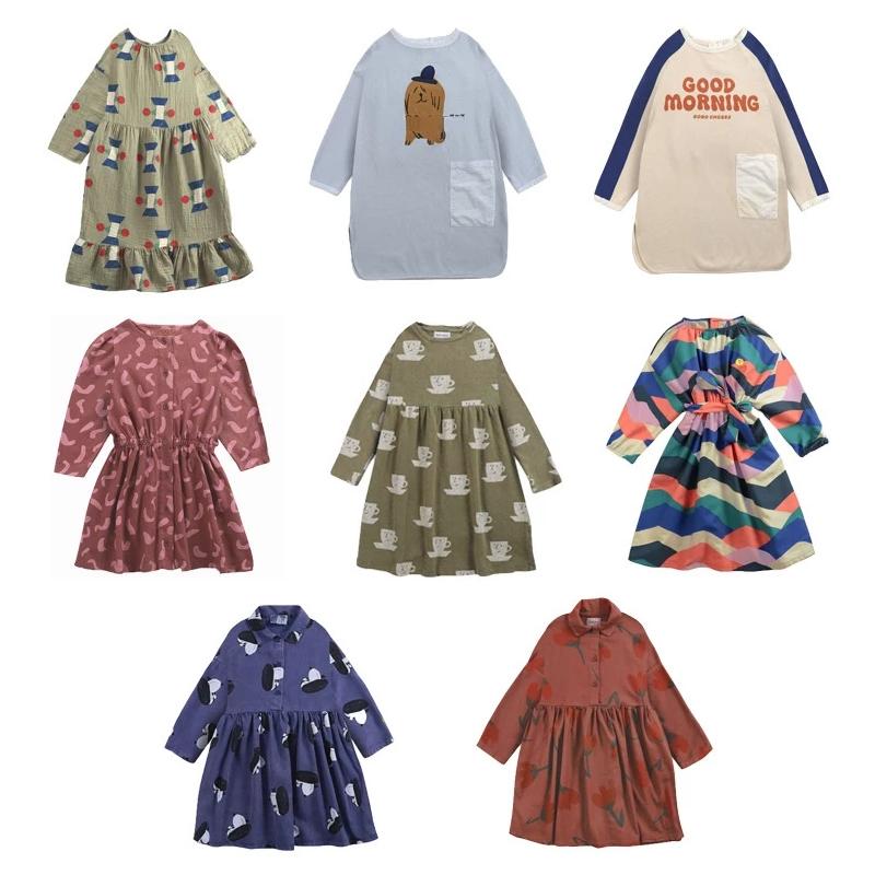 Girl's Dresses Pre-sale Kids Girls Bobo 2022 Autumn Winter Baby Children Flowers Printed Long-sleeved Fashion Long Dress Princess DressGirl', Bc4
Girl's Dresses Pre-sale Kids Girls Bobo 2022 Autumn Winter Baby Children Flowers Printed Long-sleeved Fashion Long Dress Princess DressGirl', Bc4