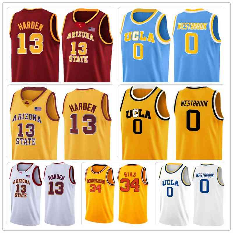Ncaa Ucla Russell James Westbrook Harden Basketball Jersey Hakeem Ray Olajuwon Allen Collage Basketball Jerseys LEN BIAS, Black
Ncaa Ucla Russell James Westbrook Harden Basketball Jersey Hakeem Ray Olajuwon Allen Collage Basketball Jerseys LEN BIAS, Black