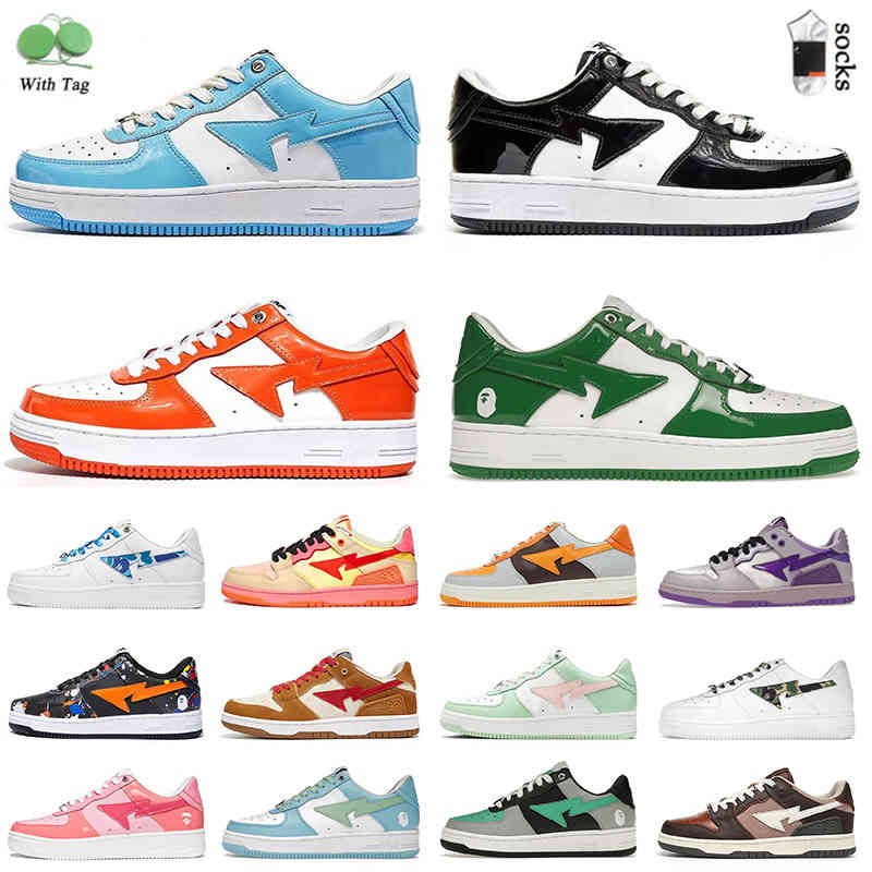 Original 2022 Men Women Patent Leather Sk8 Sta Low Shoes Camo Pink Blue Orange Black White Gold Paltform Low Sneakers Trainers, B36
Original 2022 Men Women Patent Leather Sk8 Sta Low Shoes Camo Pink Blue Orange Black White Gold Paltform Low Sneakers Trainers, B36