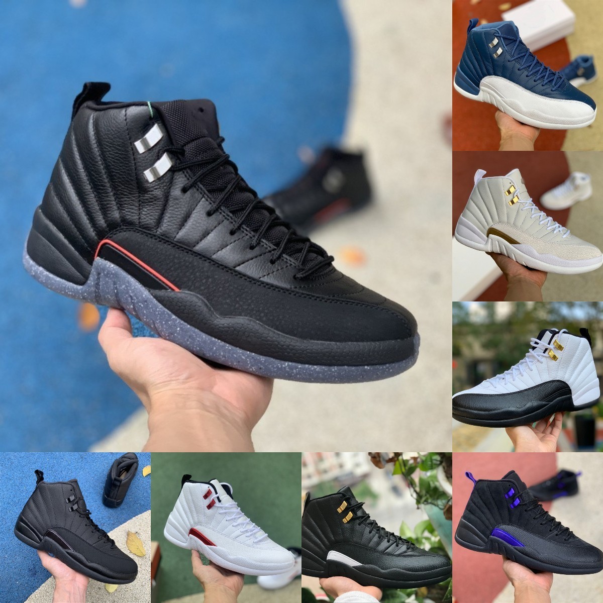 Jumpman Utility Grind 12 12s Mens High Basketball Shoes Twist The Master Indigo Flu Game Dark Concord OVO White Reverse Taxi Fiba Gamma Blue Trainer Designer Sneakers, Please contact us
Jumpman Utility Grind 12 12s Mens High Basketball Shoes Twist The Master Indigo Flu Game Dark Concord OVO White Reverse Taxi Fiba Gamma Blue Trainer Designer Sneakers, Please contact us