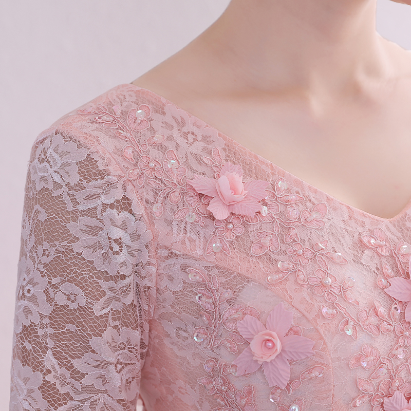 Beautiful Baby Blue Quinceanera Dresses 2022 Long Sleeve V Neck Ball Gown Prom Dress Floral Lace Corset Sweet 16 Party Evening Princess Girls Vestido 
