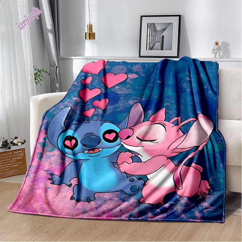 Cartoon Stitch Blanket Fashion Cartoon monster Flannel Fluffy Fleece Throw blanket Children and adult Gift Sofa Travel Camping 220505, 10
Cartoon Stitch Blanket Fashion Cartoon monster Flannel Fluffy Fleece Throw blanket Children and adult Gift Sofa Travel Camping 220505, 10