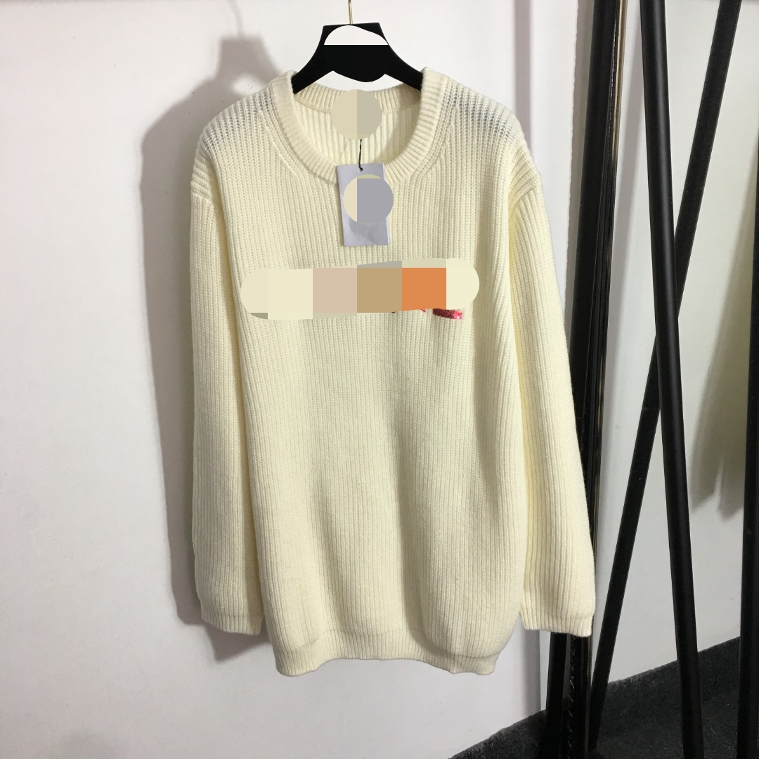 719 L 2022 Runway Summer Brand Same Style Sweater Crew Neck Long Sleeve Black White Sequins Women' Sweaters Meiyi
719 L 2022 Runway Summer Brand Same Style Sweater Crew Neck Long Sleeve Black White Sequins Women' Sweaters Meiyi