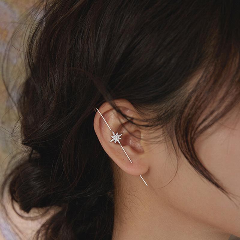 Clip-on & Screw Back Real 925 Sterling Silver Ear Cuff Wrap Crawler Hook Earrings For Women Girls Pierced Long Earring Hypoallergenic Climbe
Clip-on & Screw Back Real 925 Sterling Silver Ear Cuff Wrap Crawler Hook Earrings For Women Girls Pierced Long Earring Hypoallergenic Climbe