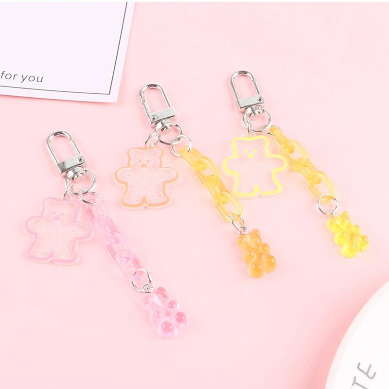 Keychains Fashion Colorful Chain Bear Keychain Women Girl Gummy Handbag Keyring Cute Airpods Pendant Charms Key Chains GiftsKeychains
Keychains Fashion Colorful Chain Bear Keychain Women Girl Gummy Handbag Keyring Cute Airpods Pendant Charms Key Chains GiftsKeychains