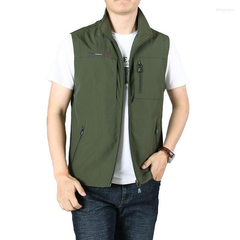 Men's Vests Waistcoat Jackets Vest 2022 Solid Color Stand Collar Climbing Hiking Outdoor Work Sleeveless With Pocket Phin22, Black
Men's Vests Waistcoat Jackets Vest 2022 Solid Color Stand Collar Climbing Hiking Outdoor Work Sleeveless With Pocket Phin22, Black