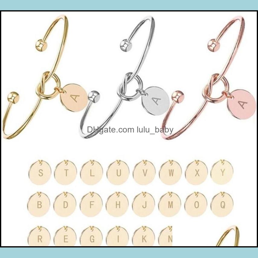 Bangle Bracelets Jewelry 26 A-Z English Letter Initial Bracelet Sier Gold Charm Love Bowknot Wristband Cuffs For Women Girls Will And Sandy
Bangle Bracelets Jewelry 26 A-Z English Letter Initial Bracelet Sier Gold Charm Love Bowknot Wristband Cuffs For Women Girls Will And Sandy