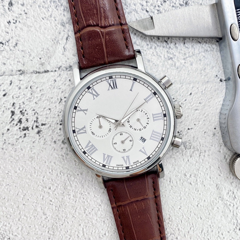 2022 luxury mens watches Roman numerals All Dials Working Quartz Watch high quality European Top Brand Chronograph clock leather belt fashion Six needle work
2022 luxury mens watches Roman numerals All Dials Working Quartz Watch high quality European Top Brand Chronograph clock leather belt fashion Six needle work