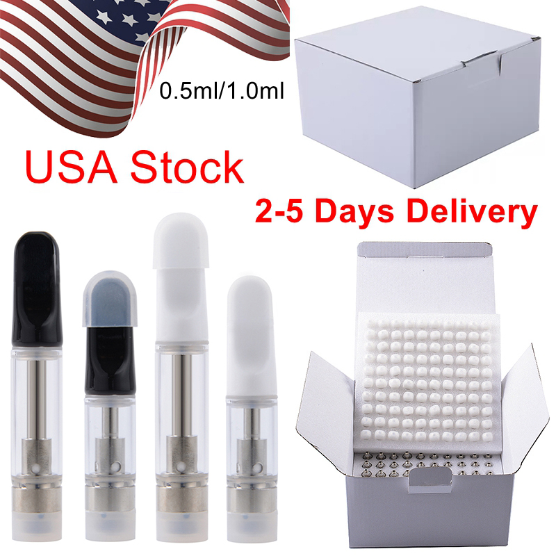 USA Stock Th205 Empty Vape Cartridges Atomizers Disposable Vape Pen 0.5ml 1ml Hand Screw in Lock Pens Thick Oil Glass Tanks Wax Vaporizer 510 Thread E Cigarettes
USA Stock Th205 Empty Vape Cartridges Atomizers Disposable Vape Pen 0.5ml 1ml Hand Screw in Lock Pens Thick Oil Glass Tanks Wax Vaporizer 510 Thread E Cigarettes