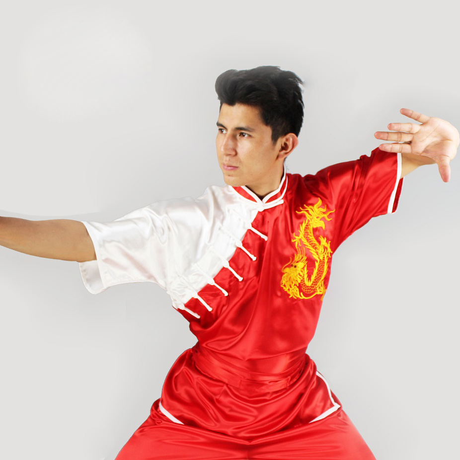 Men's Tracksuits Kids Adult Martial arts tai chi Uniform competition performance clothing Chinese style Student training physical exercise Suits