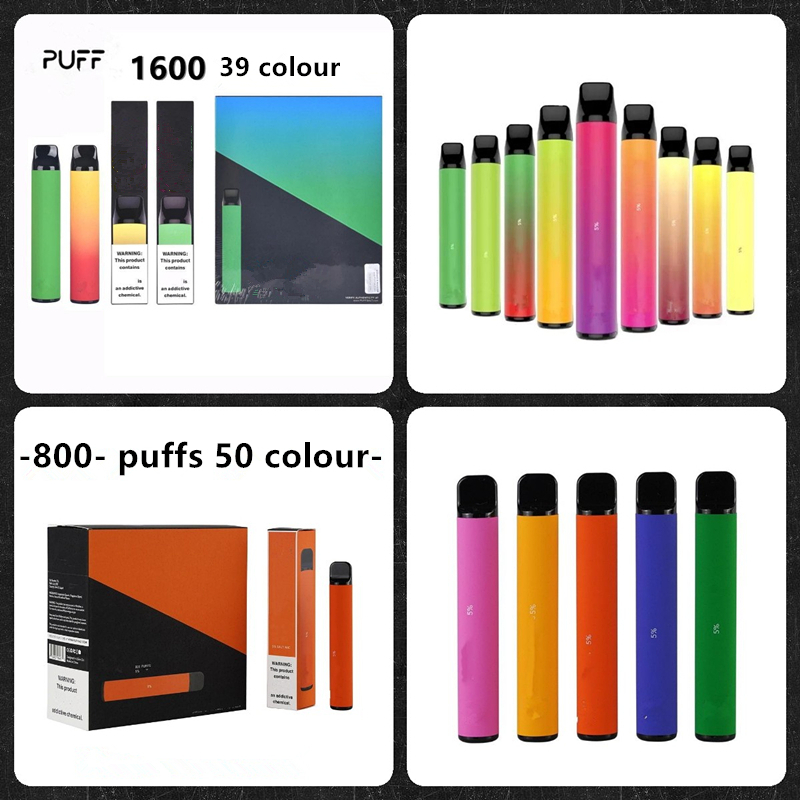 Puff 1600 / 800puffs Disposable Vape Pen E Cigarette Device With Security Codes 3.2/ 6.5ml 550/1000mAh Pre-Filled 1600 Puffs Kit
Puff 1600 / 800puffs Disposable Vape Pen E Cigarette Device With Security Codes 3.2/ 6.5ml 550/1000mAh Pre-Filled 1600 Puffs Kit