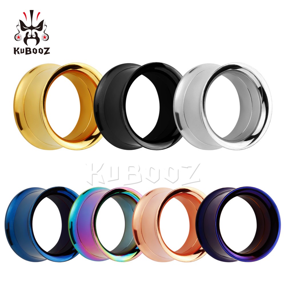 KUBOOZ Stainless Steel 7 Colors Ear Tunnels Gauges Ring Stretchers Expanders Plugs Piercing Body Jewelry 6-25mm 100pcs
KUBOOZ Stainless Steel 7 Colors Ear Tunnels Gauges Ring Stretchers Expanders Plugs Piercing Body Jewelry 6-25mm 100pcs