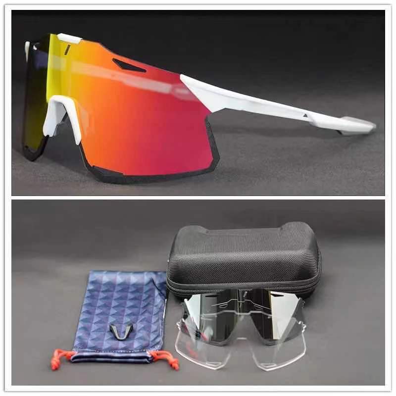 100 brand S5 Eyewear Cycling Glasses Polarized Sports Outdoor bike Sunglasses women men UV400 bicycle goggles with case3422589