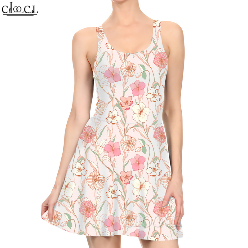 Women Dress Simple Flowers Pattern 3D Printed Mini Dress for Fashion Female Sleeveless KneeLength Dresses Elegant Style 220616, Mini dress 2
Women Dress Simple Flowers Pattern 3D Printed Mini Dress for Fashion Female Sleeveless KneeLength Dresses Elegant Style 220616, Mini dress 2