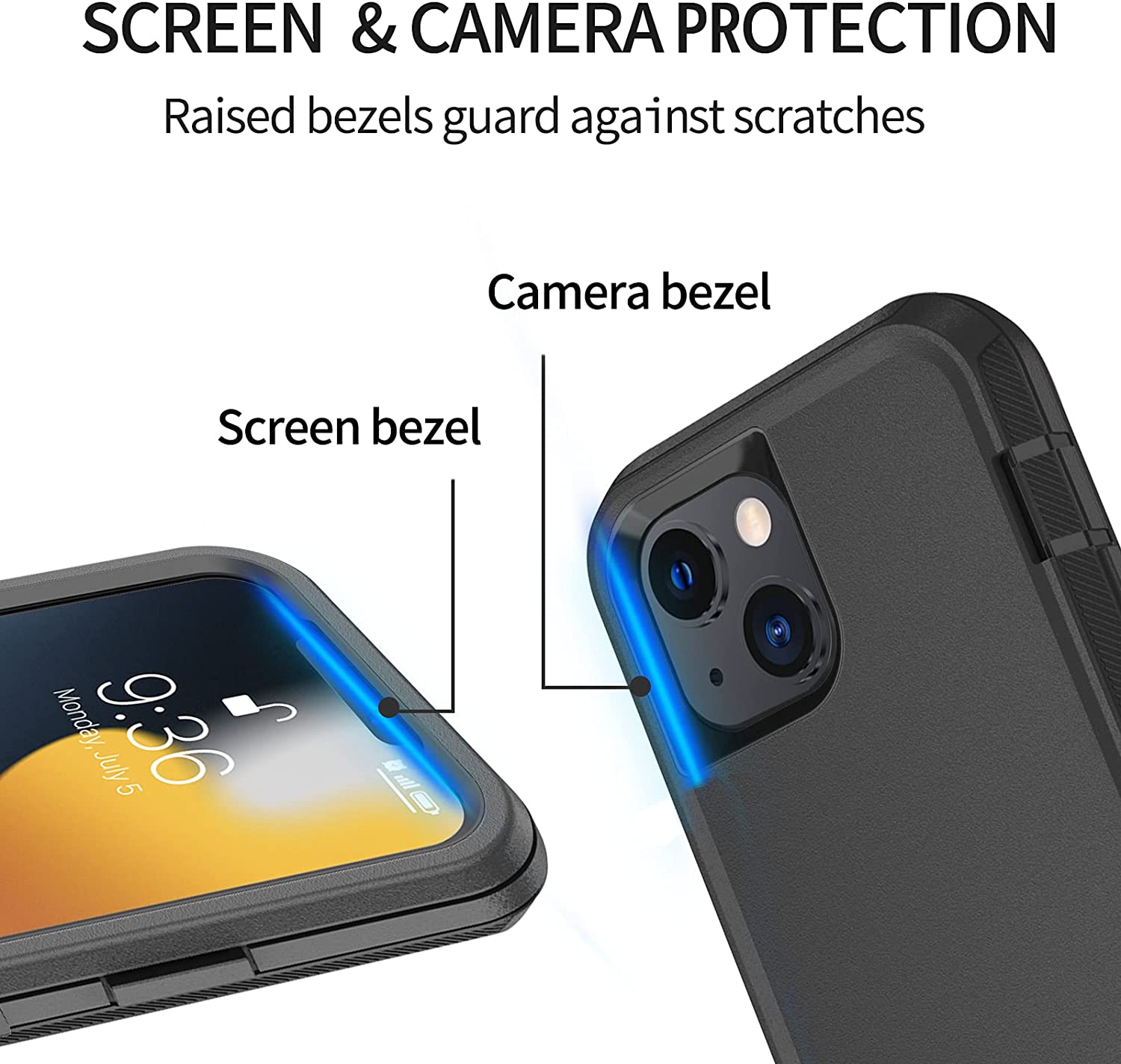 Defender Heavy Duty Shockproof Phone Cases for iPhone 16 16E 15 14 13 12 11 Pro Max Mini XR XS X SE2 SE3 8 7 High Quality 3 in 1 Full Body Protection 