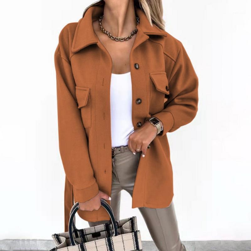 Women' Jackets WEIRDO Fashion Single Breasted Woolen Women Outerwear Casual Long Sleeve Solid Overcoat Autumn Winter Turn-down Collar Coat, White
Women' Jackets WEIRDO Fashion Single Breasted Woolen Women Outerwear Casual Long Sleeve Solid Overcoat Autumn Winter Turn-down Collar Coat, White