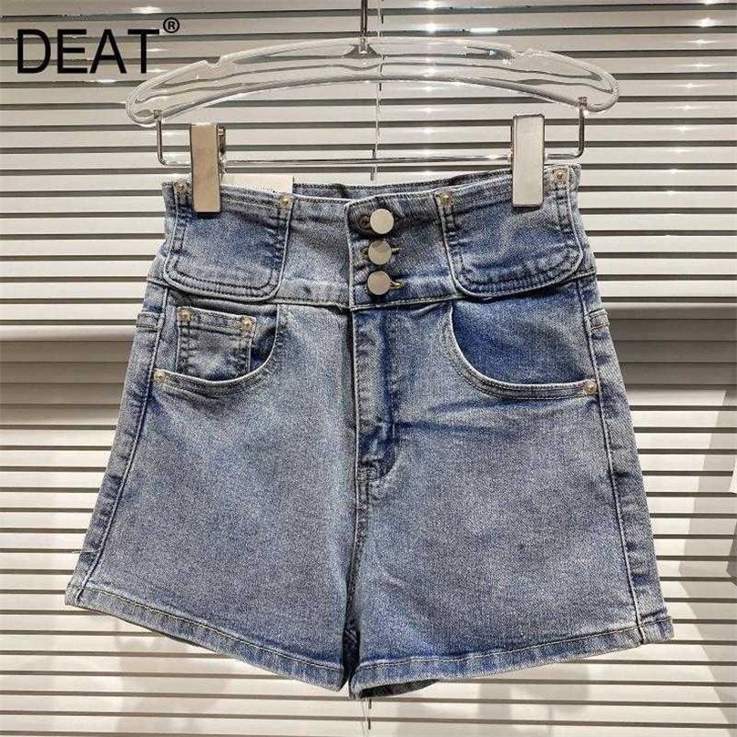 DEAT Summer Spring Arrivals Solid Color High Waist Elastic Slim Fashion Temperament Women Denim Shorts MZ836 210709, Black
DEAT Summer Spring Arrivals Solid Color High Waist Elastic Slim Fashion Temperament Women Denim Shorts MZ836 210709, Black