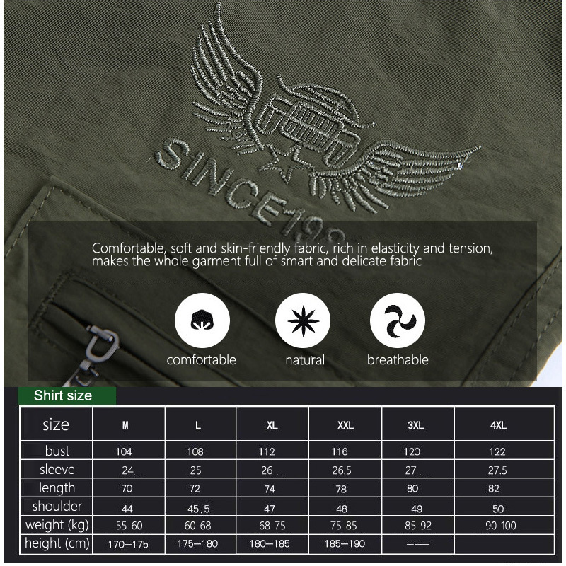 Summer Men Short Sleeve Army Shirts Quick Dry Turn Down Collar Tactical Shirt Outdoor Hiking Camping Fishing Clothing Plus Size 220401