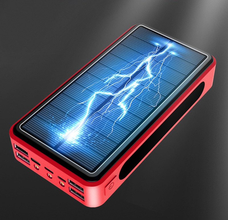 NEW Solar Power Bank 90000mAh Solar Charger 4 USB Ports External Charger Power Bank With LED light 
NEW Solar Power Bank 90000mAh Solar Charger 4 USB Ports External Charger Power Bank With LED light