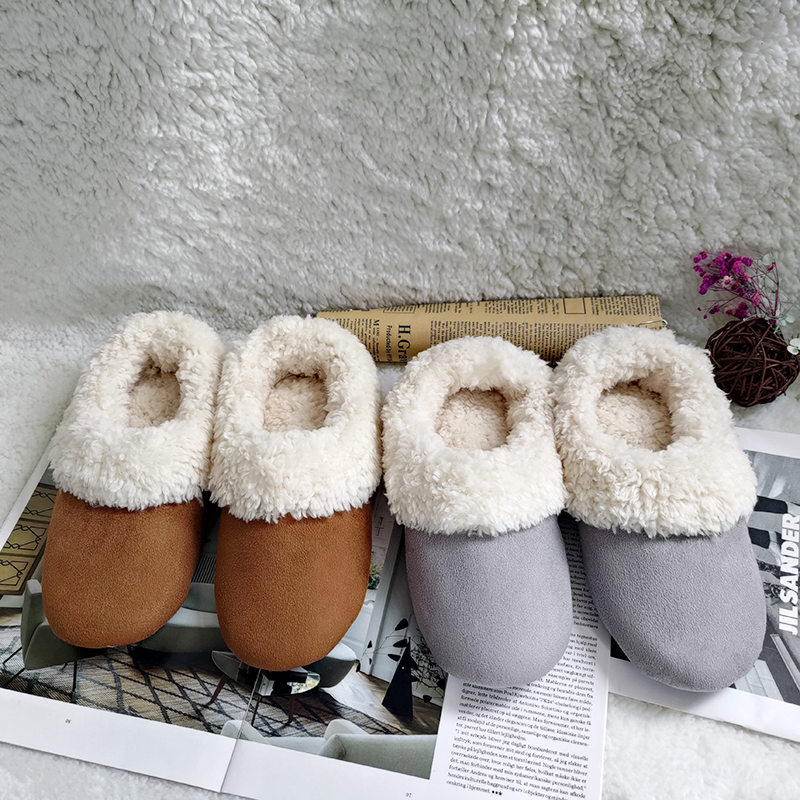 Manufacturers selling winter fleece slippers can be customized women's shoes suede indoor warm slippers, Grey
Manufacturers selling winter fleece slippers can be customized women's shoes suede indoor warm slippers, Grey