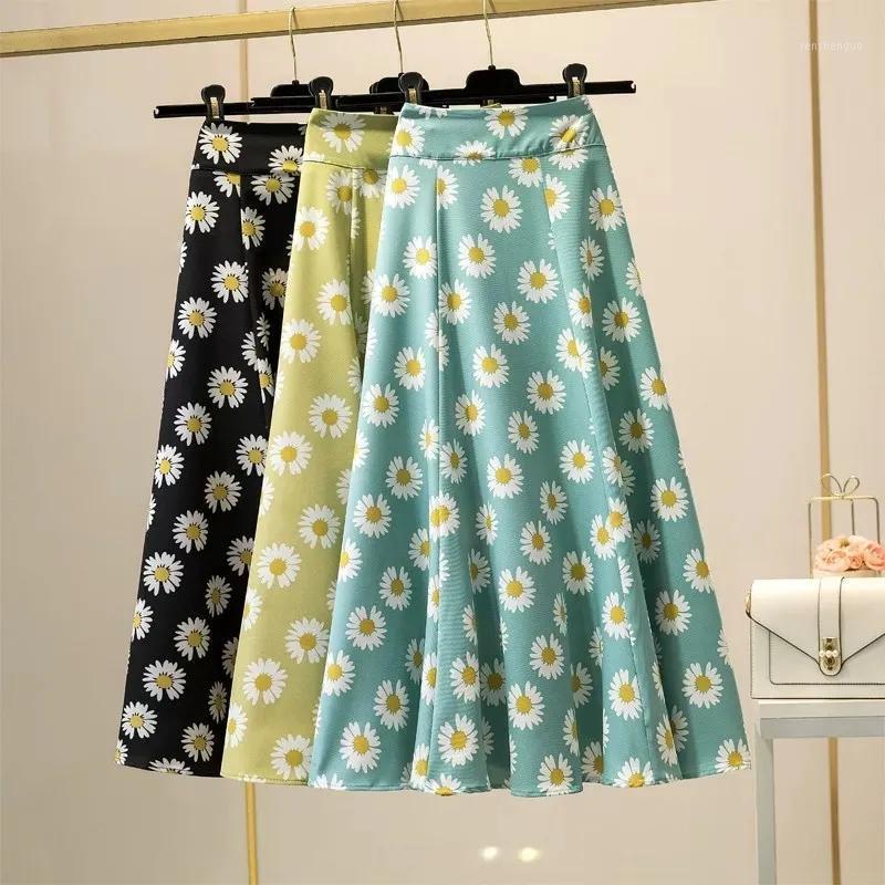 Skirts 2022 Spring Chiffon Elegant A-Line Print Skirt Office Lady Plus Size Vintage High Waist Asymmetrical Chic Skinny, Yellow
Skirts 2022 Spring Chiffon Elegant A-Line Print Skirt Office Lady Plus Size Vintage High Waist Asymmetrical Chic Skinny, Yellow