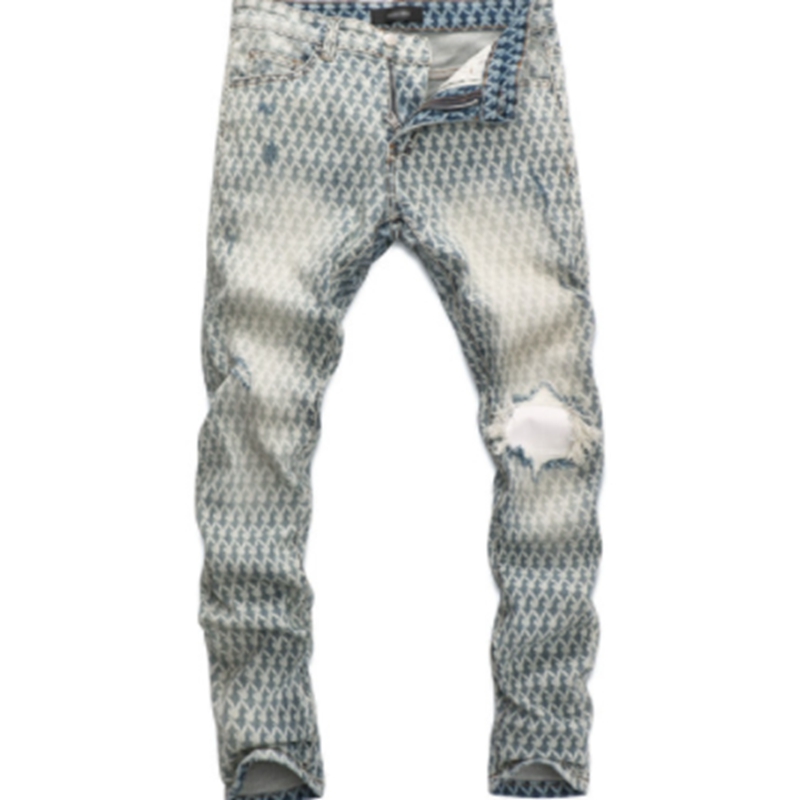 amirs 2022 New Men's Plaid Jeans Fashion Nightclub Designer Print Hole Patch Blue Jeans For Men, 001
amirs 2022 New Men's Plaid Jeans Fashion Nightclub Designer Print Hole Patch Blue Jeans For Men, 001