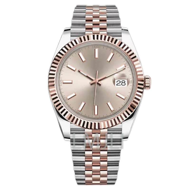 Rose Gold Mens Mechanical Watch 2813 automatic movement Watches Stainless Steel Strap 41mm luminous wristwatch, Tool
Rose Gold Mens Mechanical Watch 2813 automatic movement Watches Stainless Steel Strap 41mm luminous wristwatch, Tool