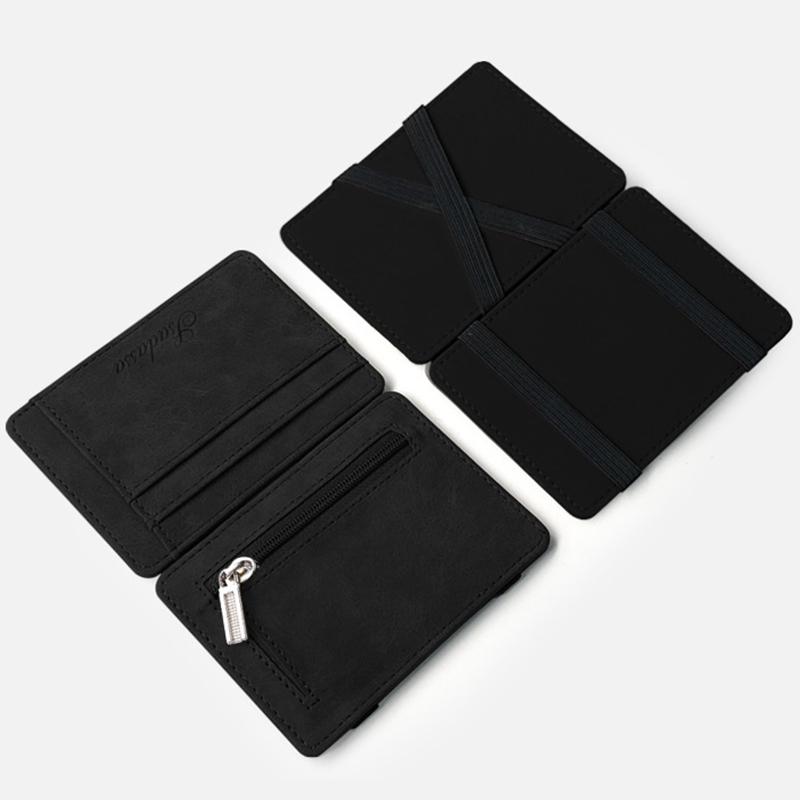 Wallets Men Wallet Small Size Magic Band Solid Color Card Holder Coin Purse JAN88Wallets, Black
Wallets Men Wallet Small Size Magic Band Solid Color Card Holder Coin Purse JAN88Wallets, Black