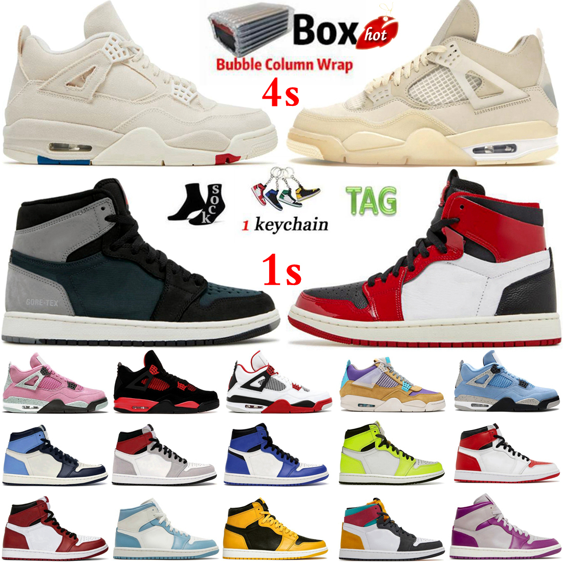 TOP Blank Canvas Sail 1s 4s Jumpman 1 Men Women Basketball Shoes Hype Royal University Blue 4 Black Cat Bred Fire Red White Cement What The, 23
TOP Blank Canvas Sail 1s 4s Jumpman 1 Men Women Basketball Shoes Hype Royal University Blue 4 Black Cat Bred Fire Red White Cement What The, 23