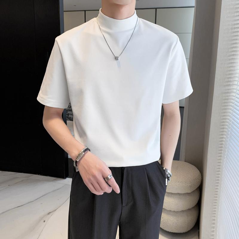 Men's T-Shirts Complete Elegant White Turtleneck T Shirts For Men 2022 Gentleman Black Emerald Green Blouse Short Sleeves Tee Base BlackMen'
Men's T-Shirts Complete Elegant White Turtleneck T Shirts For Men 2022 Gentleman Black Emerald Green Blouse Short Sleeves Tee Base BlackMen'