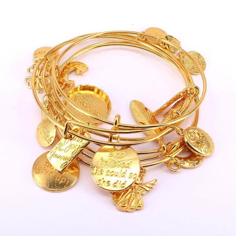 Bangle 5pcs Gold Color Bracelet Set Adjustable Wire Cuff Bracelets For Women Fashion Jewelry Charm Bangles Gift C042
Bangle 5pcs Gold Color Bracelet Set Adjustable Wire Cuff Bracelets For Women Fashion Jewelry Charm Bangles Gift C042