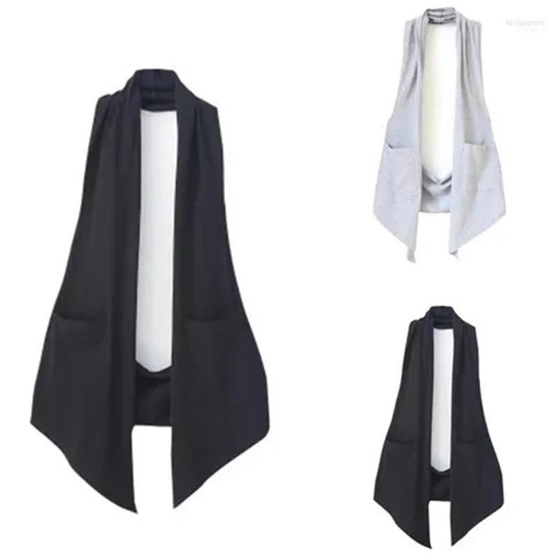 Women' Vests Spring Summer Vest Plus Size Women Korean Fashion Hanging Neck Waistcoat Shawl Black Grey Sleeveless Jacket All-Match Luci22
Women' Vests Spring Summer Vest Plus Size Women Korean Fashion Hanging Neck Waistcoat Shawl Black Grey Sleeveless Jacket All-Match Luci22