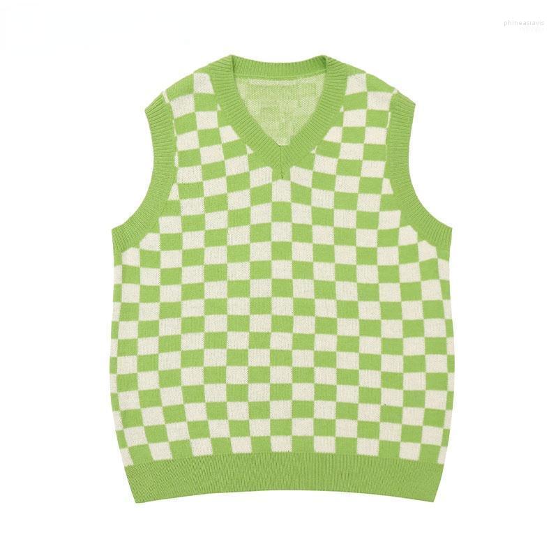 Men's Vests Autumn Harajuku Streetwear Sleeveless Sweaters Checkerboard Plaid Knitted V-Neck Sweater Vest Knitwear Jumper Hip Hop Tops Phin2, Green
Men's Vests Autumn Harajuku Streetwear Sleeveless Sweaters Checkerboard Plaid Knitted V-Neck Sweater Vest Knitwear Jumper Hip Hop Tops Phin2, Green