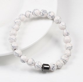 Fashion Strands Natural Stone white turquoise volcanic stone Hematite cylinder adjusted Bracelet zshw4h
Fashion Strands Natural Stone white turquoise volcanic stone Hematite cylinder adjusted Bracelet zshw4h