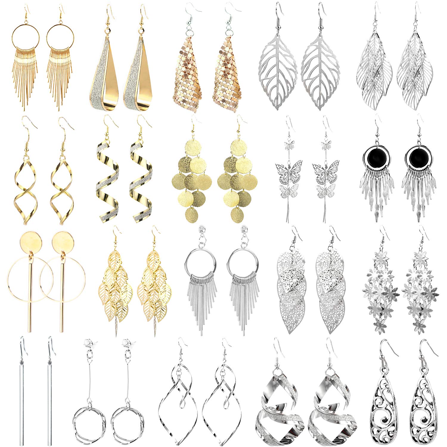Charm 20 Pairs Alloy Earrings With Gold Sliver Styles Of For Women Girls Jewelry Fashion And Valentine Birthday Party amYsV
Charm 20 Pairs Alloy Earrings With Gold Sliver Styles Of For Women Girls Jewelry Fashion And Valentine Birthday Party amYsV