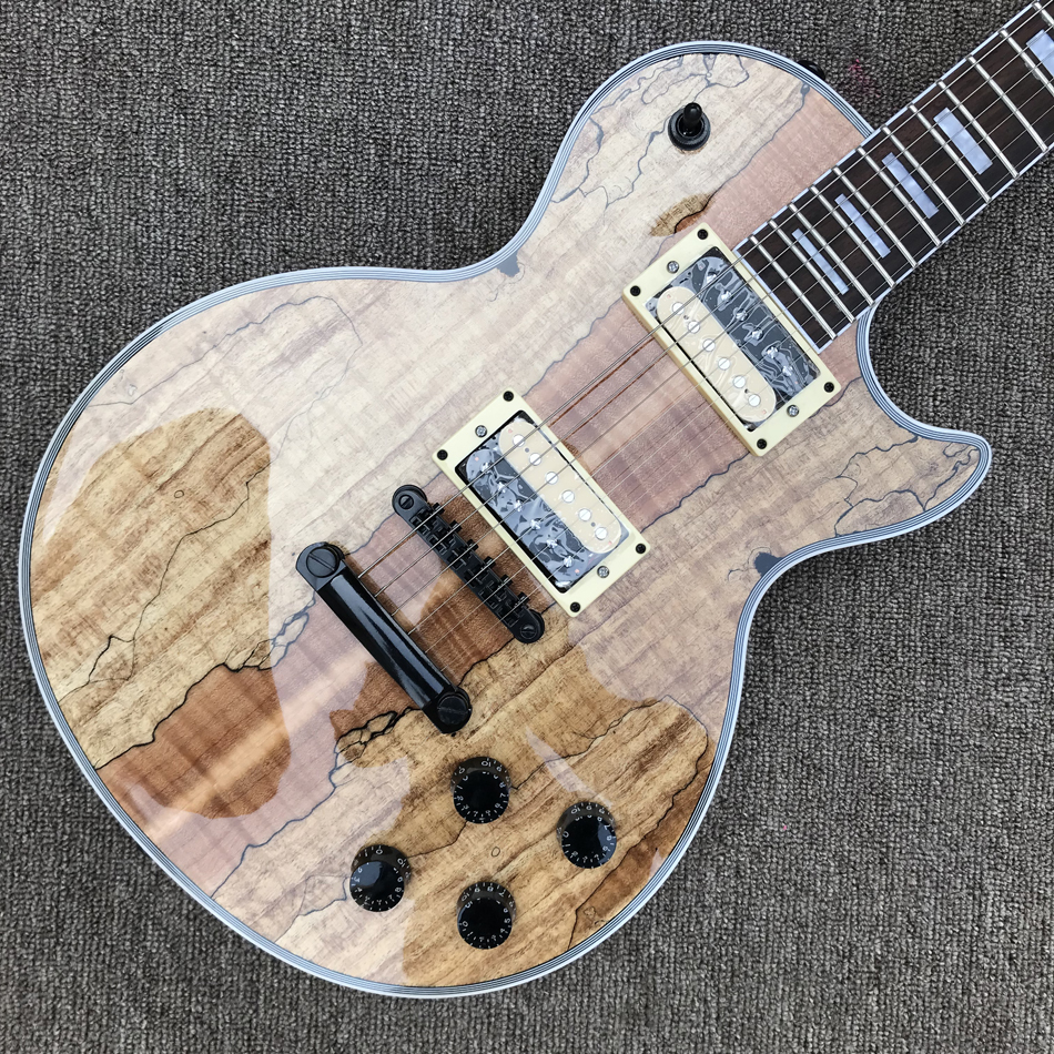 Custom LP electric guitar, black hardware, rosewood fingerboard, Decaying wood top, solid mahogany body guitar
Custom LP electric guitar, black hardware, rosewood fingerboard, Decaying wood top, solid mahogany body guitar
