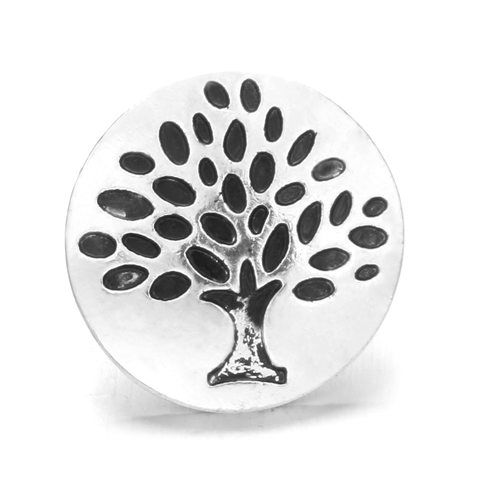 Metal tree Snap Button Clasps Jewelry findings 18mm Snaps Buttons DIY earrings Necklace Bracelet jewelery ACC