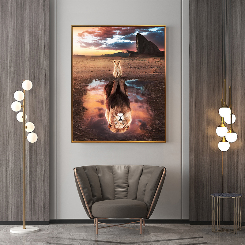 African Lion Cubs Sunset Inverted Wild Animal Canvas Art Painting Posters and Prints Cuadros Wall Art Picture for Living Room
African Lion Cubs Sunset Inverted Wild Animal Canvas Art Painting Posters and Prints Cuadros Wall Art Picture for Living Room