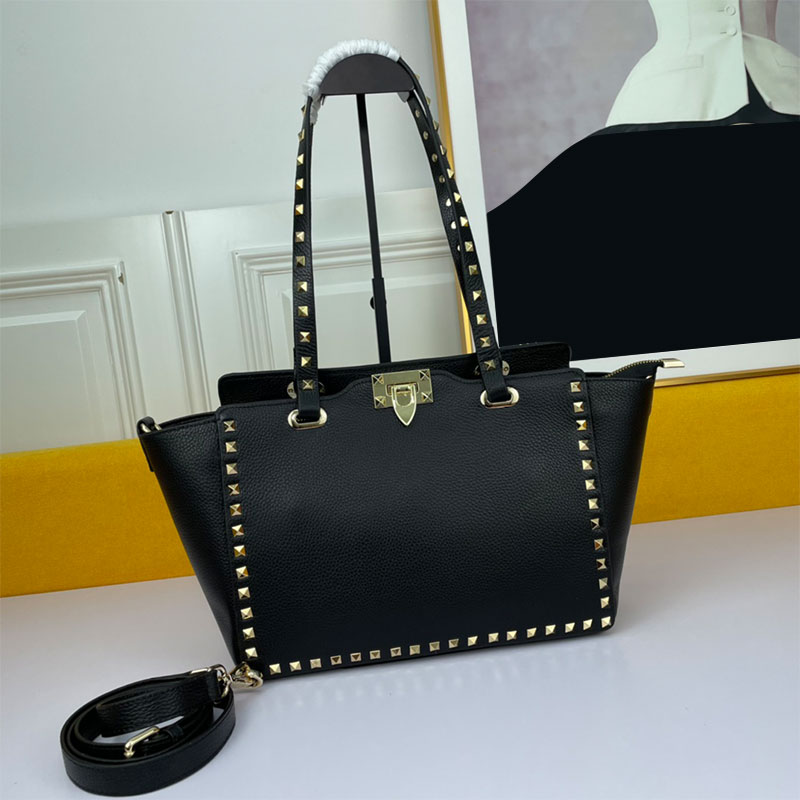 Super Large Rivetr Tote Bag Women Shop Bags 10 Colors Shoulder Bags Handbag High Quality Retro Brass Process Metal Cowhide Genuine Leathe Clemence Removable Strap, Not sold separately
Super Large Rivetr Tote Bag Women Shop Bags 10 Colors Shoulder Bags Handbag High Quality Retro Brass Process Metal Cowhide Genuine Leathe Clemence Removable Strap, Not sold separately