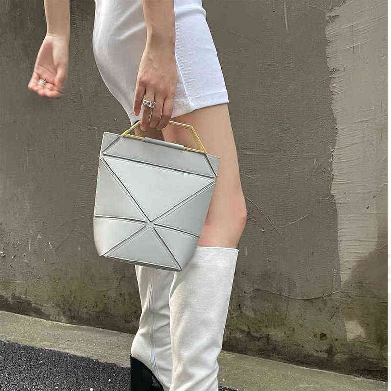Yee Si Bag Women s Facetclassic Medium Folding Women s Hand Held Single Shoulder Bag Advanced Messenger Bag 220516