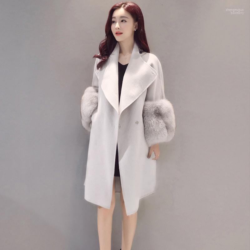 Women' Jackets 2022 Spring Autumn Plus Size Wool Coat Women Loose A-aline Long Sleeved O-neck Medium Black Yellow Korean, As pic
Women' Jackets 2022 Spring Autumn Plus Size Wool Coat Women Loose A-aline Long Sleeved O-neck Medium Black Yellow Korean, As pic