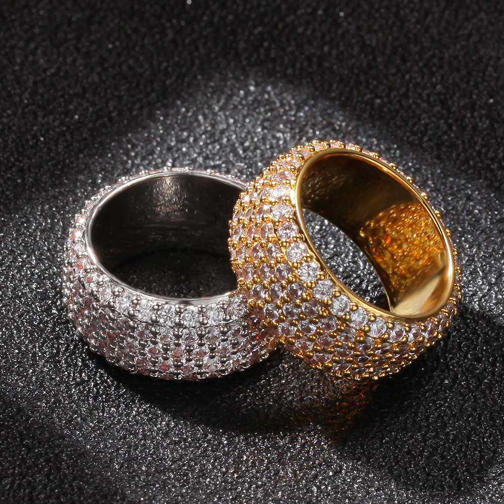 Hip Hop Rapper Rings Men Fashion Real Gold Plated Man Hiphop Lovers Silver Ring Bling Full Cubic Zirconia Men's Finger Ring Ice Out Jewelry
Hip Hop Rapper Rings Men Fashion Real Gold Plated Man Hiphop Lovers Silver Ring Bling Full Cubic Zirconia Men's Finger Ring Ice Out Jewelry
