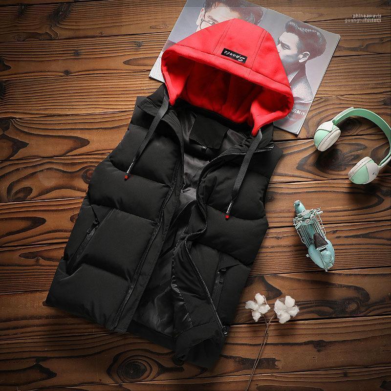 Men's Down & Parkas Leisure Coat Vest Youth Autumn Winter Solid Color Stand Collar Jacket Waistcoat Hat Detachable Sleeveless Jac Phin22, 02
Men's Down & Parkas Leisure Coat Vest Youth Autumn Winter Solid Color Stand Collar Jacket Waistcoat Hat Detachable Sleeveless Jac Phin22, 02