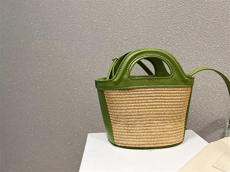 New Mini Totes Bag Lafite Grass Basket Women Crossbody Designer Bags Raffia textile Handmade Woven Luxury Tote Shoulder Handbag Good Quality With Size 15cm*13cm, Green
New Mini Totes Bag Lafite Grass Basket Women Crossbody Designer Bags Raffia textile Handmade Woven Luxury Tote Shoulder Handbag Good Quality With Size 15cm*13cm, Green
