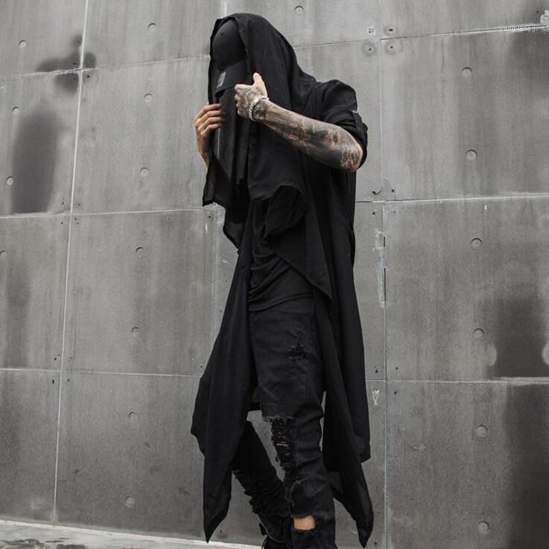 Spring Summer Black Punk Hip Hop Men Long Shirt Cloak Korean Style Male Vintage Loose Shirts Breathable Casual Cardigan Blouse Men's
Spring Summer Black Punk Hip Hop Men Long Shirt Cloak Korean Style Male Vintage Loose Shirts Breathable Casual Cardigan Blouse Men's