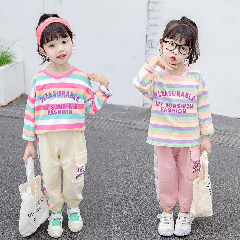 Clothing Sets Baby Girl Clothes Spring/autumn Letter Stripe Cotton 2-piece Suit Girls Casual Children's Things For A, Pink
Clothing Sets Baby Girl Clothes Spring/autumn Letter Stripe Cotton 2-piece Suit Girls Casual Children's Things For A, Pink