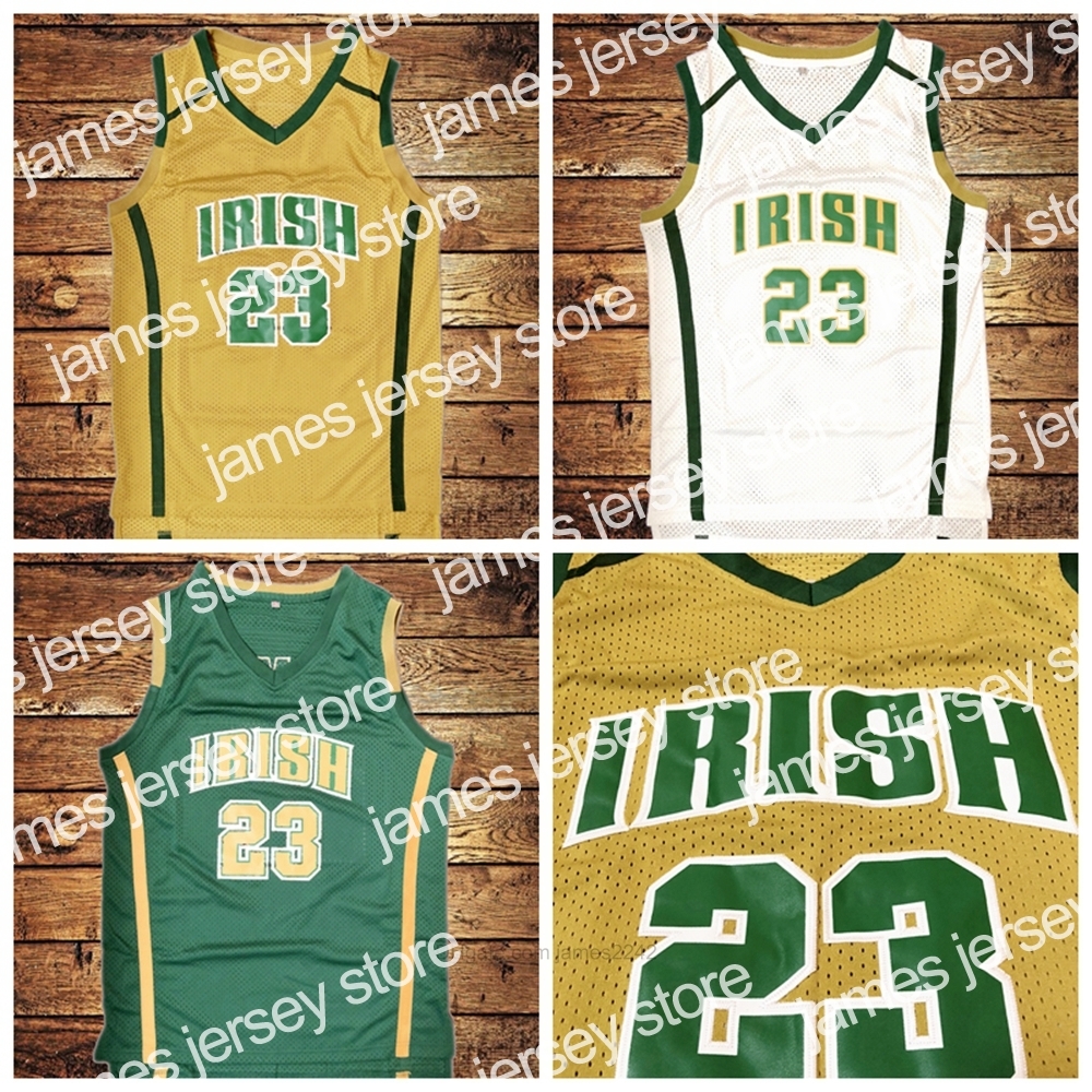 New Ship From US #St Vincent Mary High School Irish Basketball Jersey All Stitched White Green Yellow Jerseys Size S-3XL, James #23 white
New Ship From US #St Vincent Mary High School Irish Basketball Jersey All Stitched White Green Yellow Jerseys Size S-3XL, James #23 white