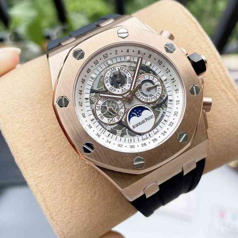 Fully Automatic Mechanical Watch Mens 100m Deep Waterproof Multifunctional Lunar Phase 26585 Personality Fashion, Black
Fully Automatic Mechanical Watch Mens 100m Deep Waterproof Multifunctional Lunar Phase 26585 Personality Fashion, Black