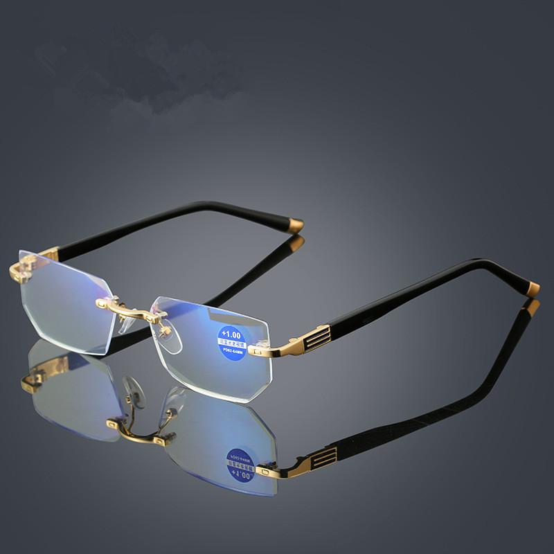 Sunglasses Anti Blue Rray Diamond Cutting Reading Glasses Crystal Rimless Diopter Presbyopic Eyewear 1.0 1.5 2.0 2.5-4.0 HyperopiaSunglasses
Sunglasses Anti Blue Rray Diamond Cutting Reading Glasses Crystal Rimless Diopter Presbyopic Eyewear 1.0 1.5 2.0 2.5-4.0 HyperopiaSunglasses