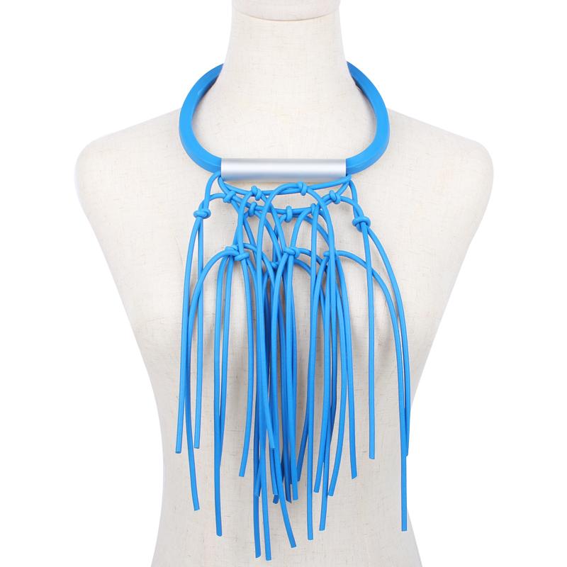 Chokers YD&YDBZ Bohemian Necklace 7 Colors Harajuku Tassel Black Foam Rubber Fashion Jewelry Stuff Handmade Diy Gift Girl Collar
Chokers YD&YDBZ Bohemian Necklace 7 Colors Harajuku Tassel Black Foam Rubber Fashion Jewelry Stuff Handmade Diy Gift Girl Collar